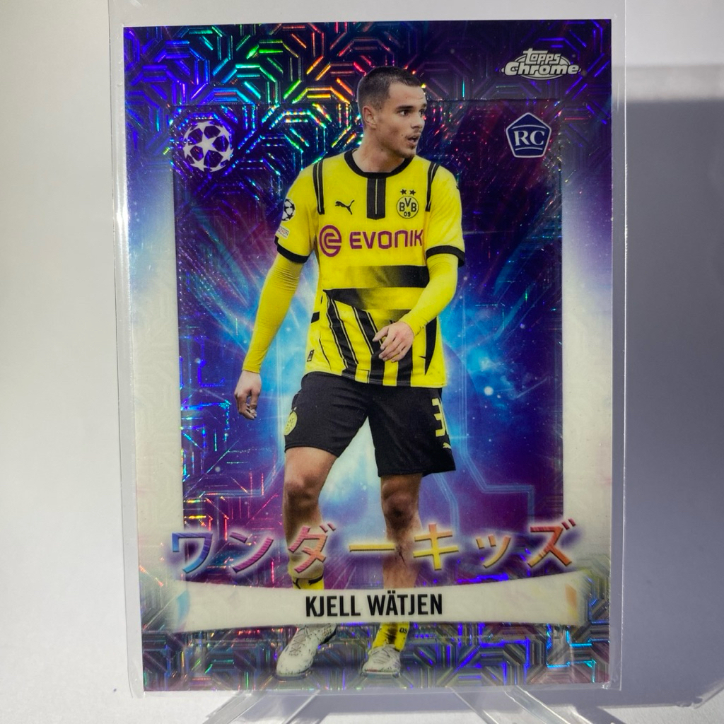 การ์ดนักฟุตบอล KJELL WATJEN, RC, BORUSSIA DORTMUND, WONDERKIDS, TOPPS CHROME 2025, (JAPAN EDITION),(