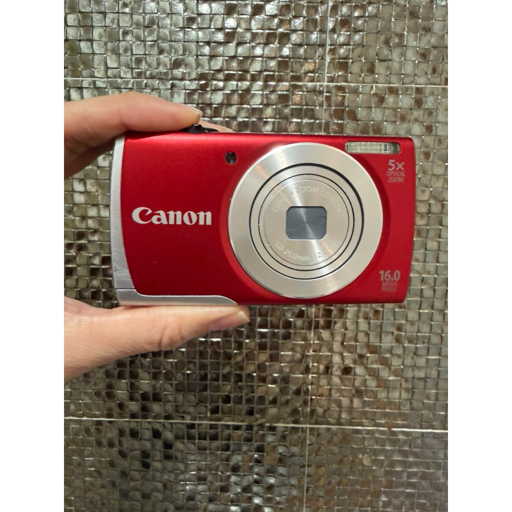 กล้องดิจิตอลมือสอง Canon a2500 สีแดง