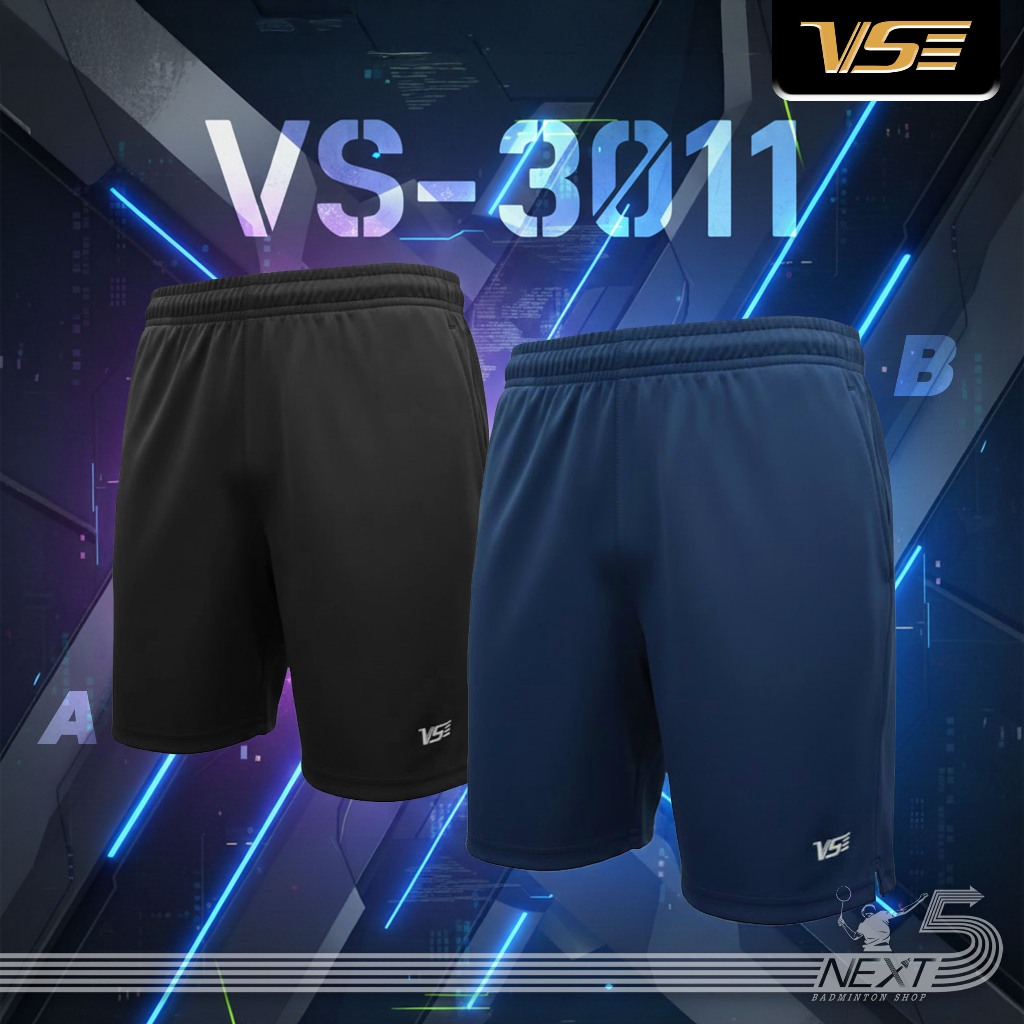 VS กางเกงกีฬาแบดมินตัน รุ่น VS-3011A (ดำล้วน) และ VS-3011B (กรม) รุ่นเริ่มต้นที่ทุกบ้านต้องมี