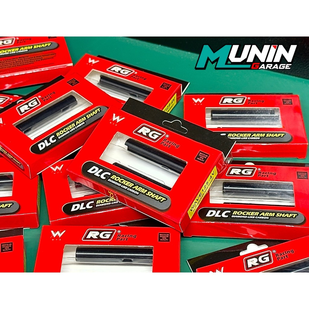 สลักกระเดื่องDLC 4วาวล์Wave125 RG ผิวDCLเพื่อความลื่น/ลดการเสียดสี/ทนการกัดกร่อน