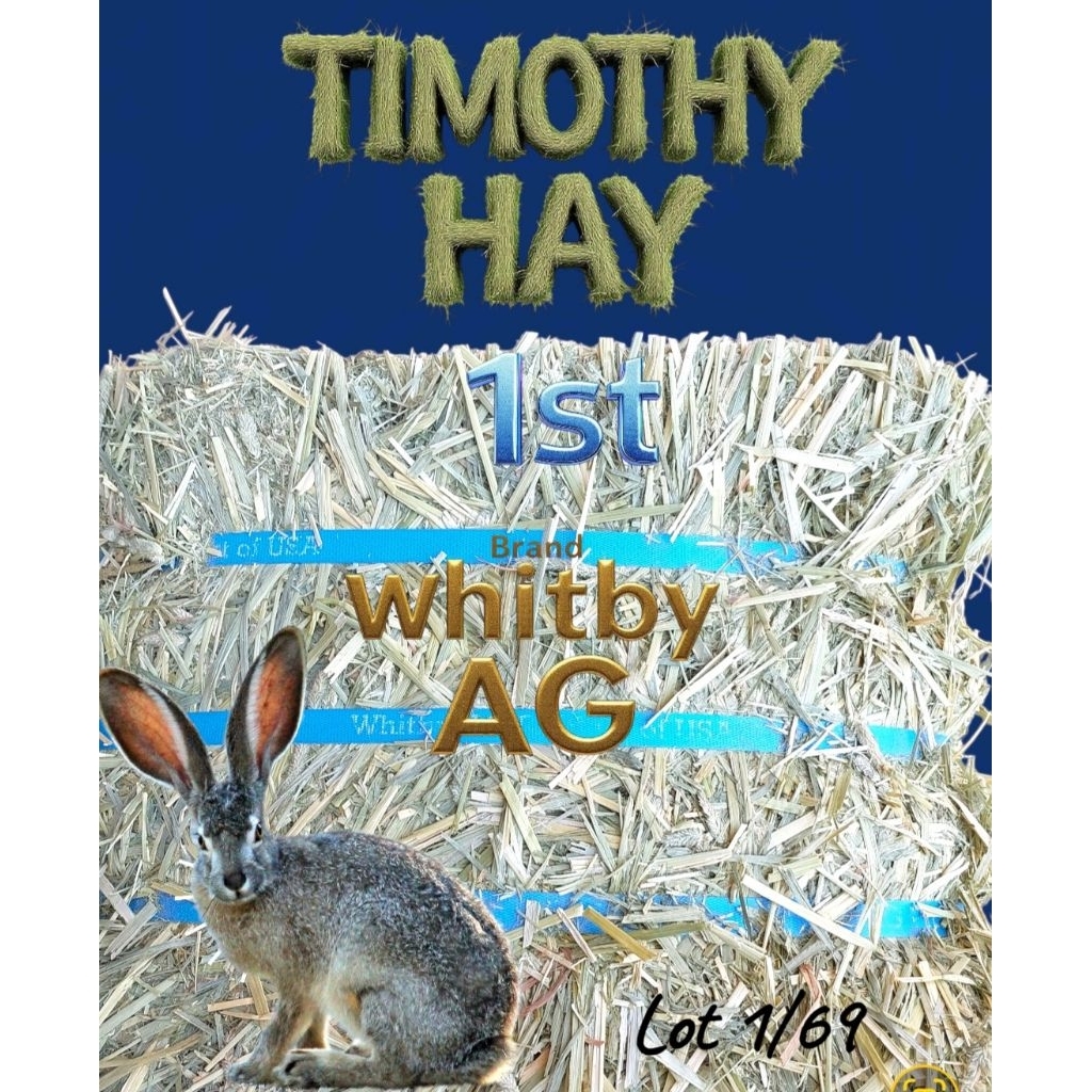 หญ้าทิมโมธี ฟ่อน 25-30 กก แบรนด์ Whitby AG ล็อตเดือน 4/69 (1 คำสั่งซื้อต่อสินค้า 1 ชิ้น)