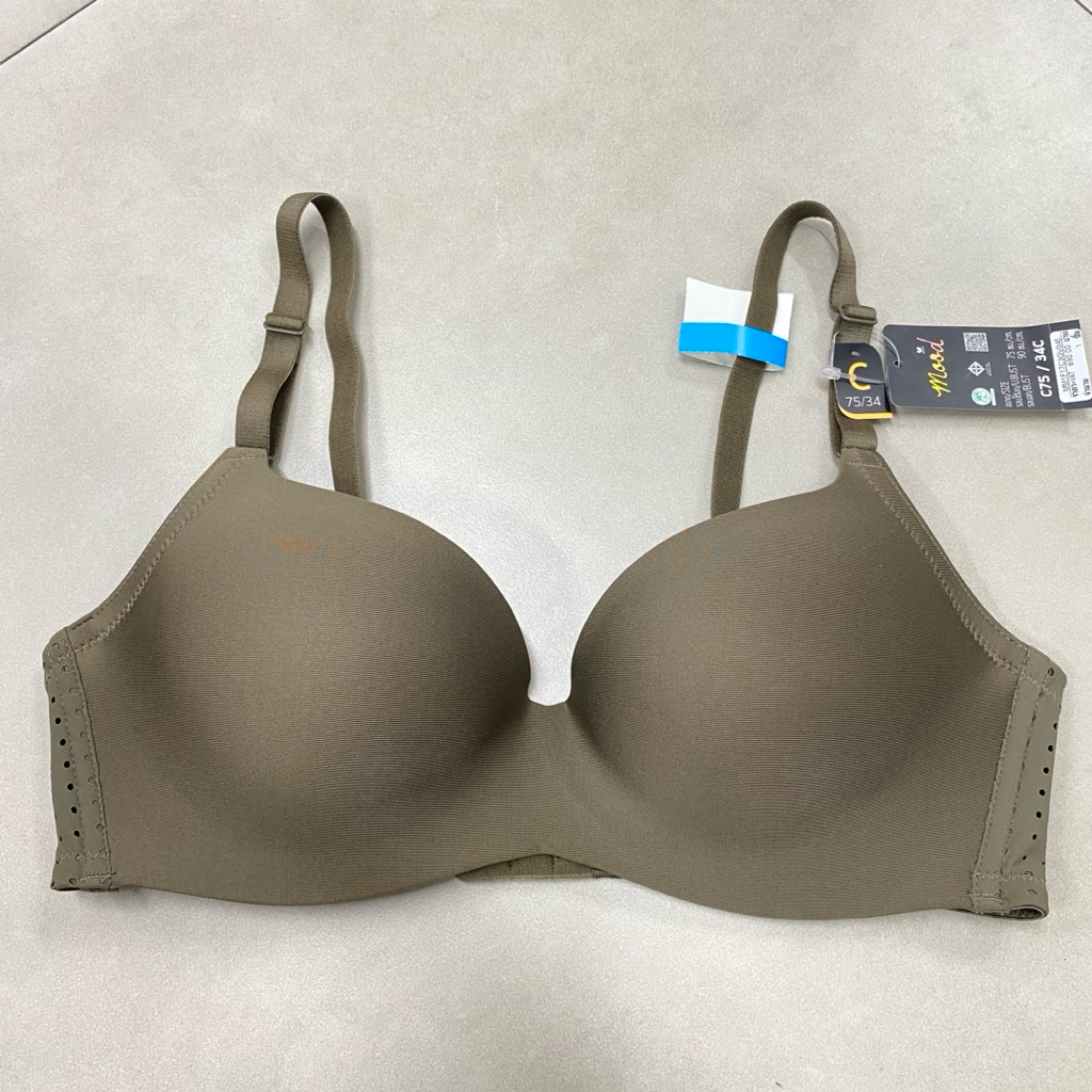 Wacoal Mood Travel Bra บราไร้โครง 3/4 cup รุ่น MM1F17