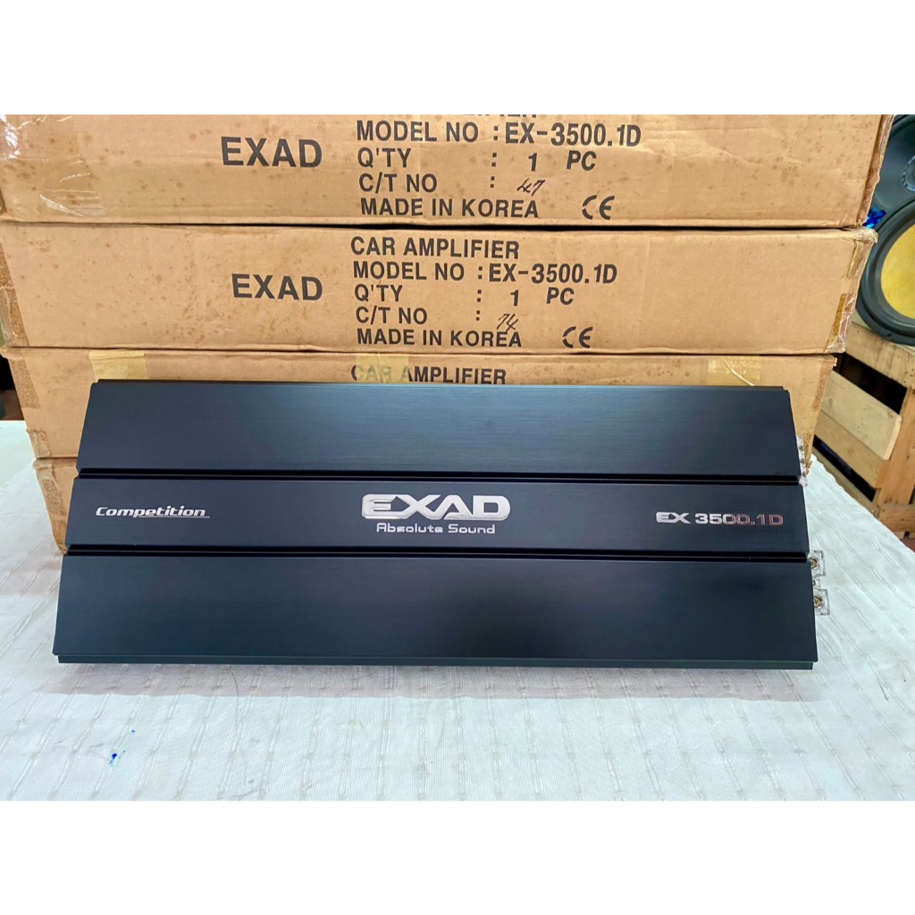 เพาเวอร์ลำโพงซับ EXAD รุ่น EX-3500.1D คลาสD 3500W.RMS
