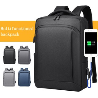กระเป๋าเป้สะพายหลังผู้ชายธุรกิจ 15.6 นิ้วกันน้ําแล็ปท็อปกระเ…