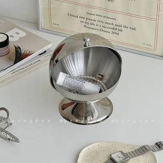 เกาหลีเกาหลีกาแฟแคปซูลขวด อิน โถสแตนเลสทางเข้าทางเข้าเดสก์ท็อปห้องครัวใหม่กล่องเก็บของในบ้านโถเก็บของ