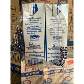 บรรจุ 2ลัง นมไทยเดนมาร์ครสจืด 1ลังบรรจุ36 กล่อง หมดอายุเดือน9/69ปริมาณ 180 ml