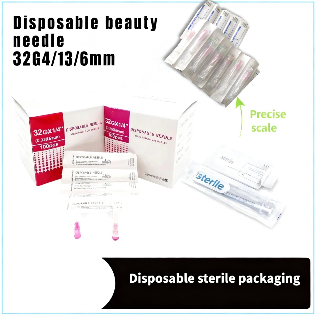 ✨ประเทศไทยมีสินค้าคงคลัง✨เข็มขนาดเล็ก 32G 32G Ultra -fine 4mm 6mm13mm นำเข้า Ultra -fine Brinle Beau