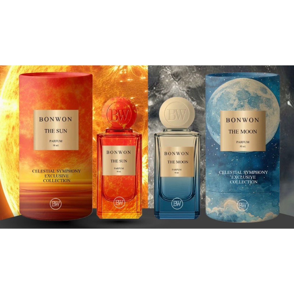 น้ำหอม BONWON 50ml. The Moon และ The Sun ( ของแท้ พร้อมกล่อง )