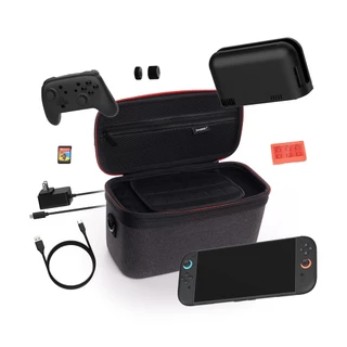 DOBE All-in-One Travel Storage Case L for Nintendo Switch 2 TNS-3175 กระเป๋าเดินทางแบบสะพาย ขนาดใหญ่