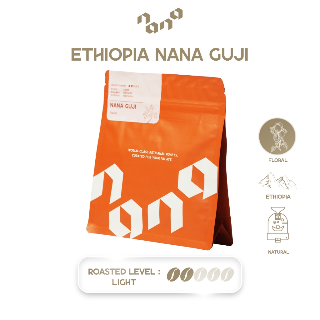 Nana Coffee Roasters เมล็ดกาแฟ คั่วอ่อน – Ethiopia Guji 100g