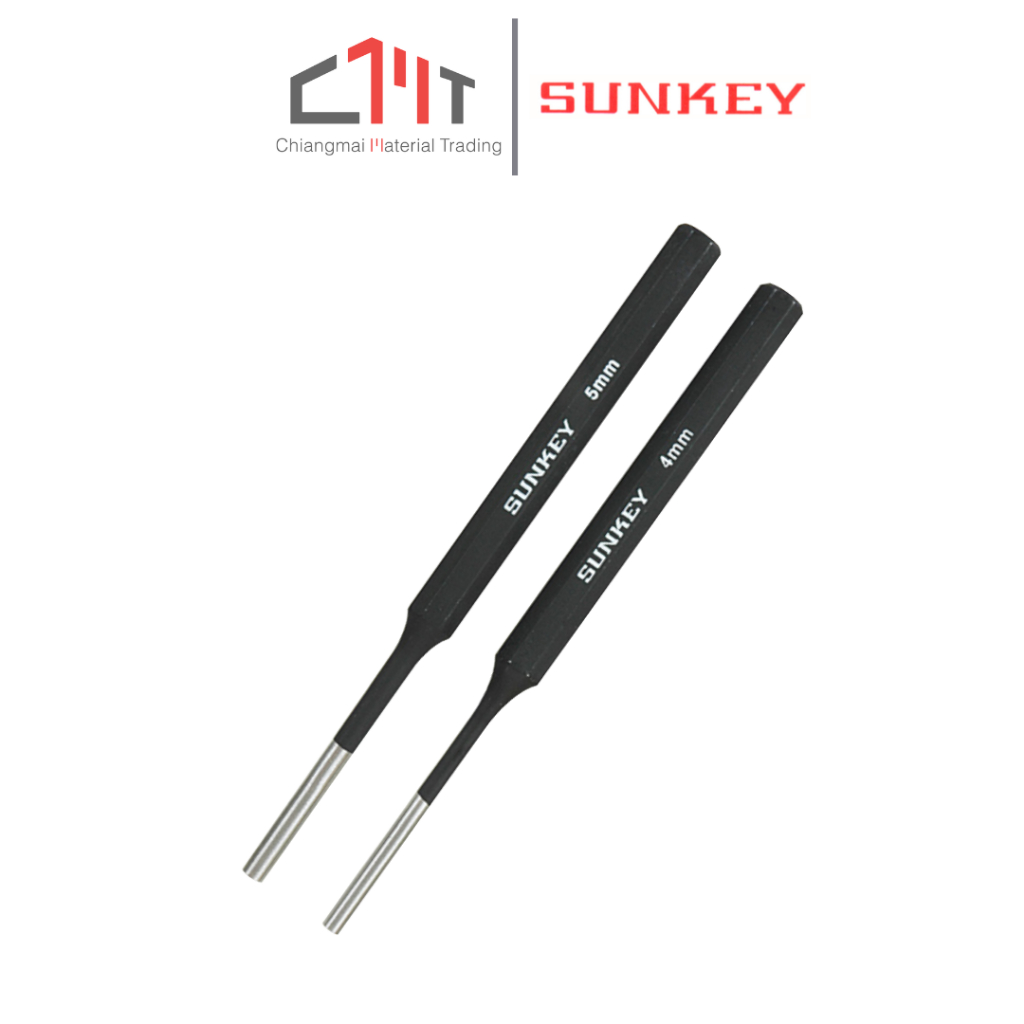 SUNKEY เหล็กส่งปิ้น สีดำ ขนาด 2.0mm. - 8.0mm. No.PPL0000