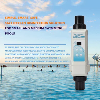 Classic Salt Chlorinator เกลือคลอรีน ซีรีส์ EC เกลือสระว่ายน้ํา คลอรีน เครื่องนึ่งฆ่าเชื้อด้วยไฟฟ้าอุปกรณ์คลอรีน EC8-E20