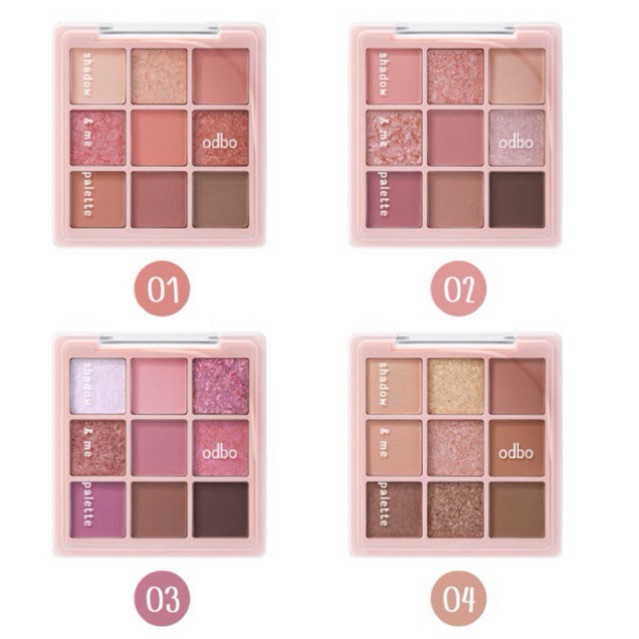 odbo โอดีบีโอ แชโดว์ แอนด์ มี พาเลท OD2014 shadow&me palette
