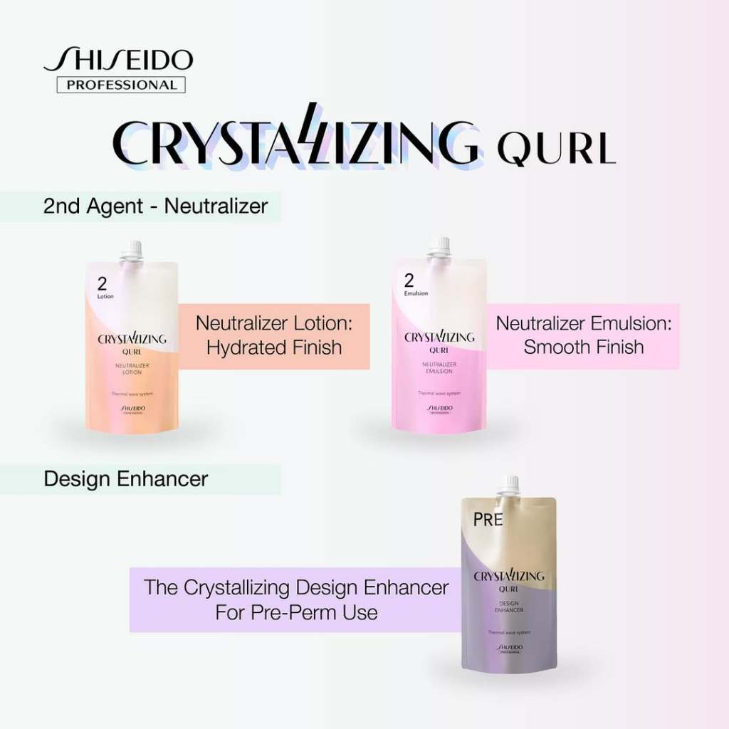 Shiseido | น้ำยาดัดดิจิตอล สูตรโลชั่น/อิมัลชั่น 400มล.ลอนดัดพริ้วสลวย สไตล์เกาหลี ลอนเบา ลอนธรรมชาติ