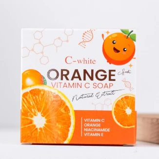 สบู่ ส้มวิตามินซี 150g โซบิ ซีไวท์ C-WHITE SOBI SOAP