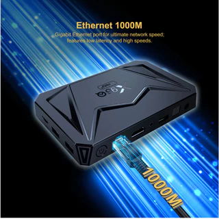X96Q Pro PLUS Android 14 Smart TV box ALLWINNER H728 BT5.X Wifi6 LAN1000M
