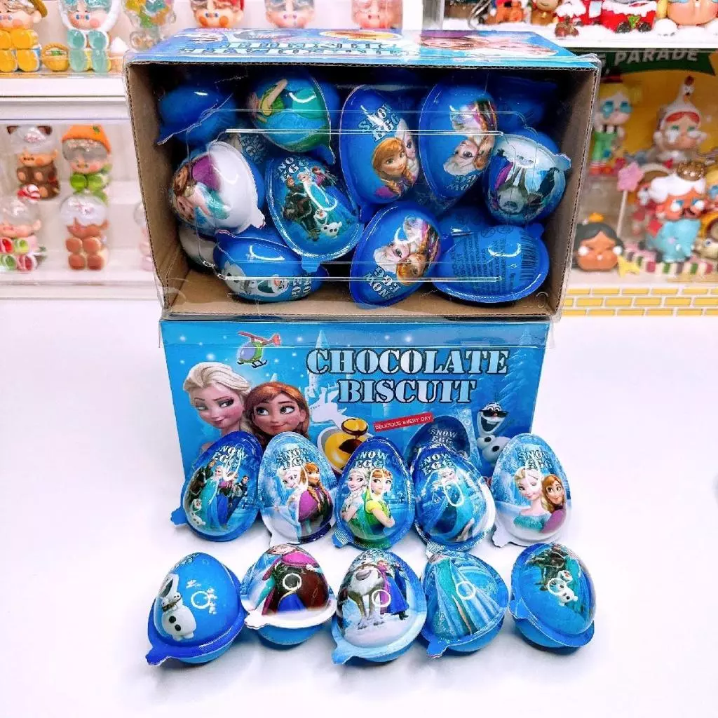 ไข่ช็อกโกแลตเจ้าหญิงกล่องชมพู และ กล่องน้ำเงิน 1 กล่อง 30 ชิ้น ขนมเเละของเล่น ขนม นําเข้า ทานเล่น ช็อกโกแลต ขนมช็อกโกแล thumbnail 10