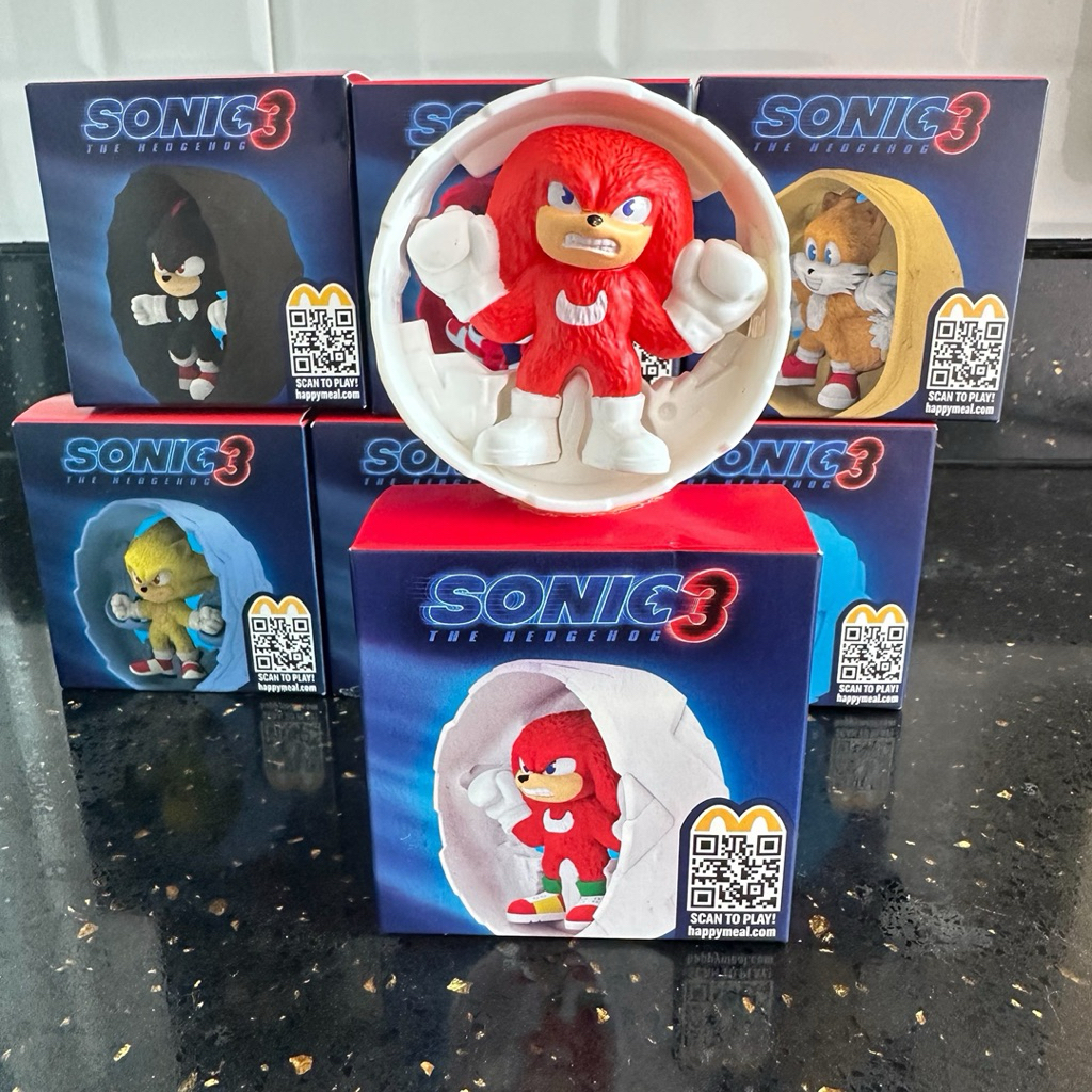 โซนิคชุดของเล่น Sonic 3 จากแมคโดนัลด์