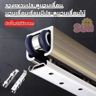 ชุดรางและลูกกลิ้งประตูบานเลื่อน RTS: รางประตูพร้อมลูกกลิ้ง ช…