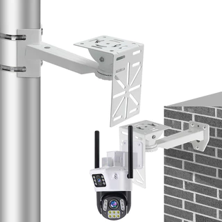 L รูปร ่ าง การตรวจสอบกล ้ องวงจรปิด PTZ โดมกล ้ องอะแดปเตอร ์ เสริม Mount Extension สนับสนุน 90 องศามุมขวาแผ/0099