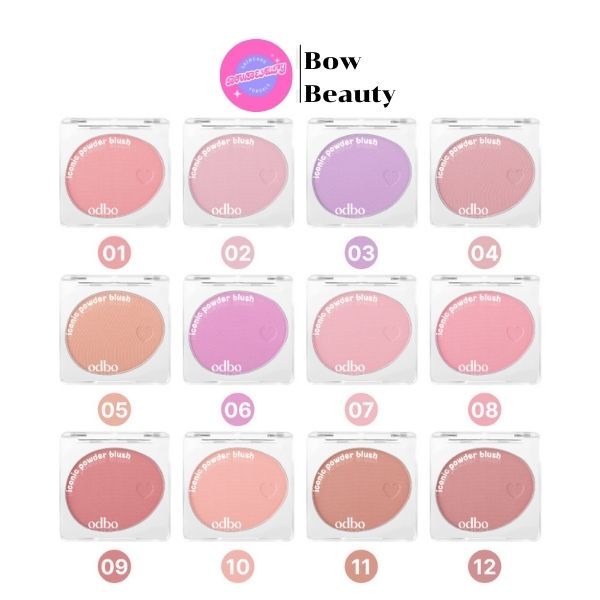 ODBO ICONIC POWDER BLUSH 4.2g • บลัชสีสวย OD1325 – Makeup Blush BLUSH