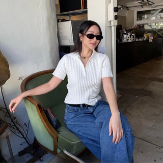198 knockknock - BASIC POLO TOP