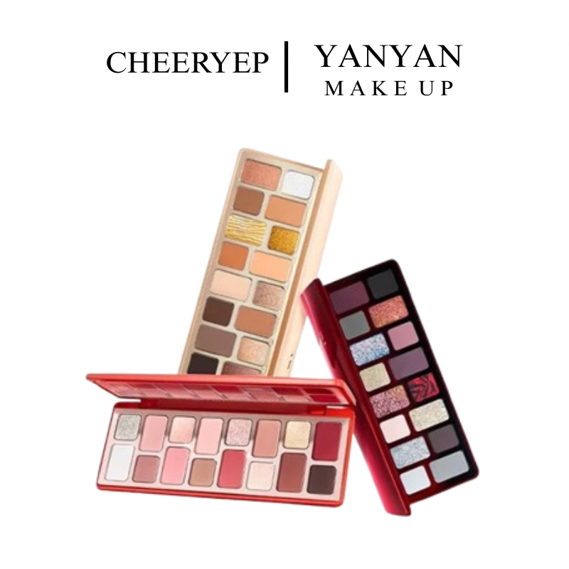 [พร้อมส่ง] Qianyan / Cheeryep 16 Color Eyeshadow Palette พาเลทอายแชโดว์ 16 สี