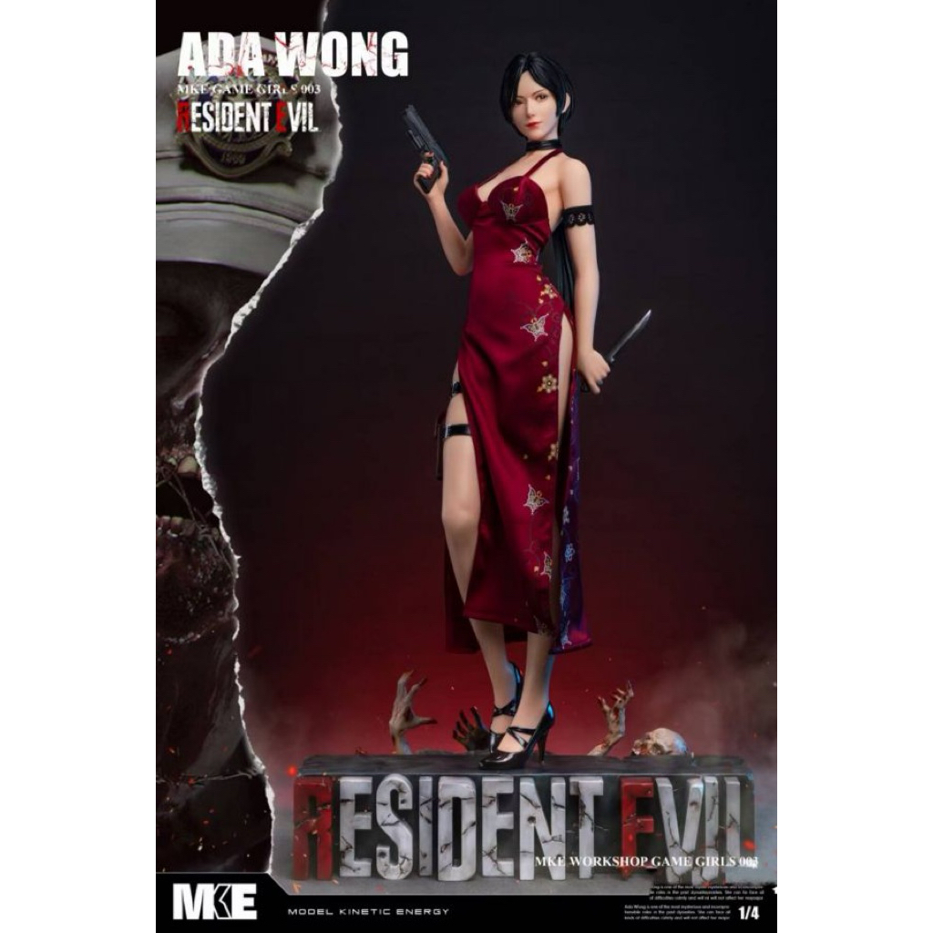 Ada Wong - Resident Evil (MKE Studio) 1/4 silicone ver. ของใหม่ เปิดแค่กล่องน้ำตาล กล่องน้ำตาลไม่สวย