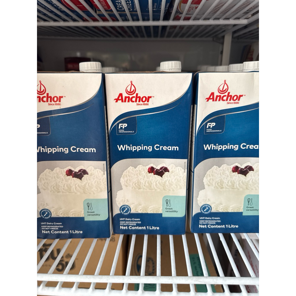 1 litre Anchor whipping cream 1ลิตร