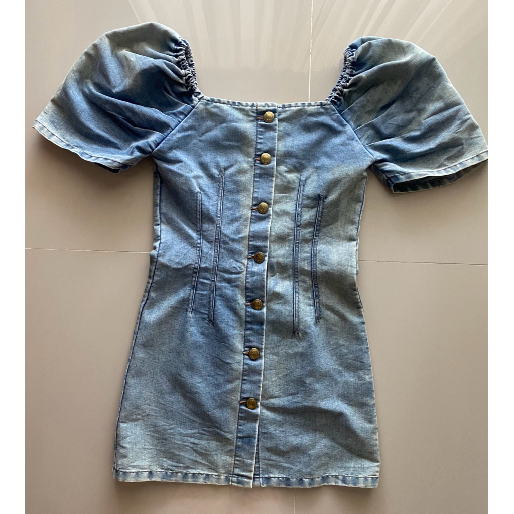 เดรสยีนส์ Mottom แขนตุ๊กตา