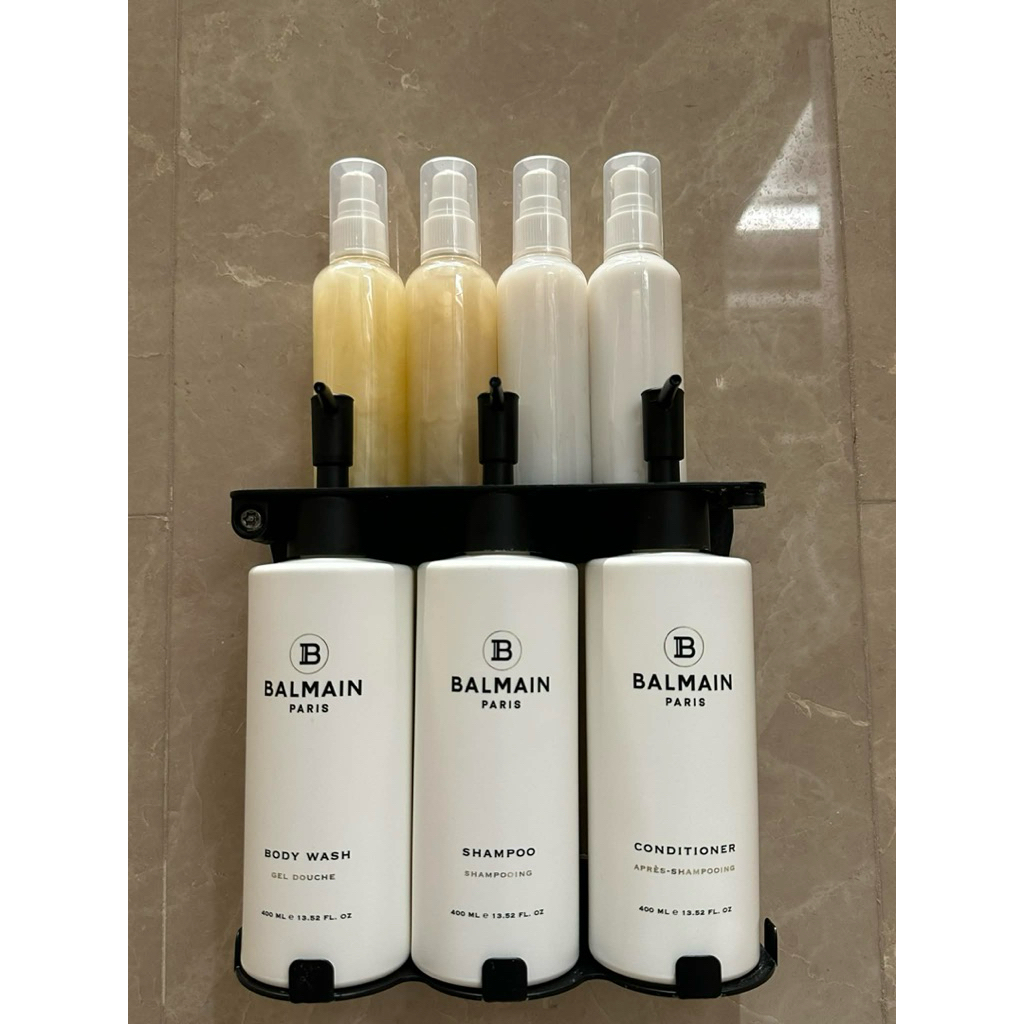 Balmain Paris Amenities แบรนด์ดังจากฝรั่งเศส แบบแบ่งขาย 100 ml Body Wash , Shampoo , Conditioner , Body Lotion , Soap