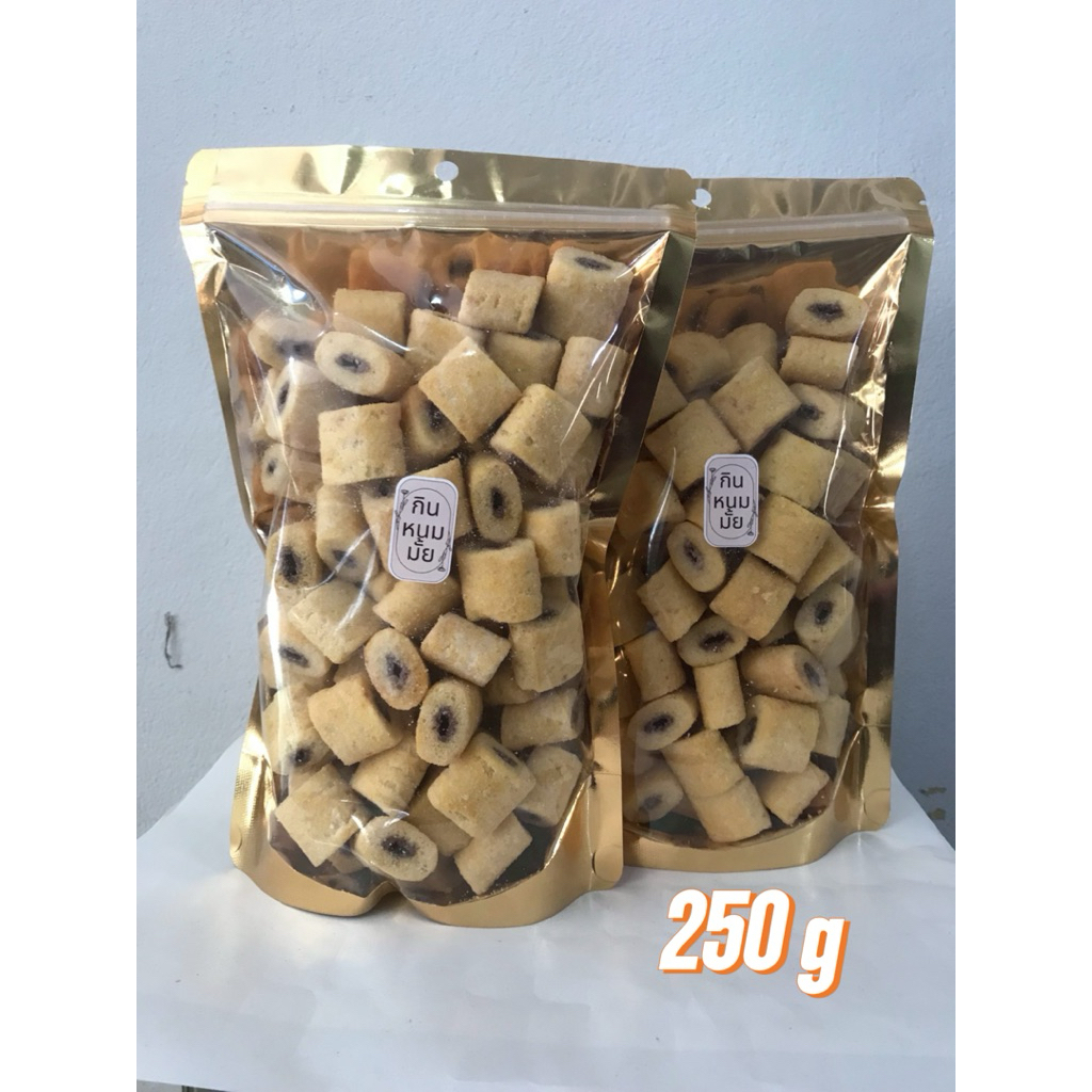 ช็อคสวิง  |ขนมปี๊บ-ขนมข้าวโพดอบกรอบไส้ช็อคโกแลต ขนาด 250กรัม อร่อยมาก!!