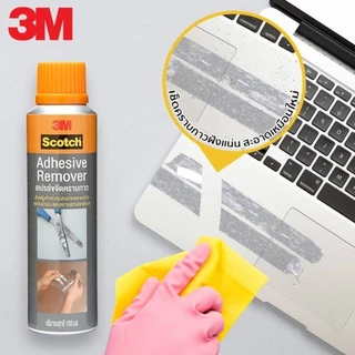 3M สเปรย์กำจัดคราบกาว ขนาด 150 มล. ทำความสะอาดคราบกาวจากเทปหรือสติกเกอร์ คราบน้ำมัน บนพื้นผิวกระจก เซรามิก โลหะ และไม้