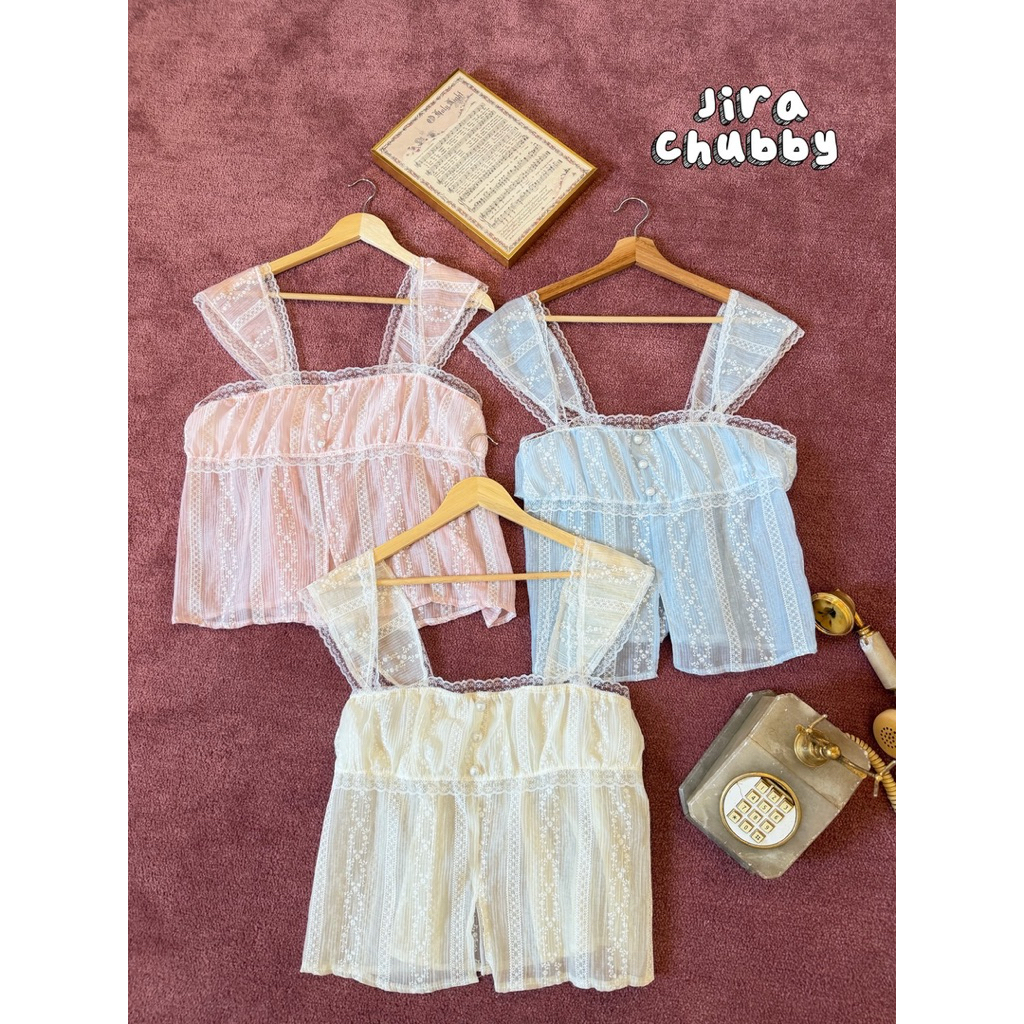 (✅ส่งด่วนฟรี+ โปรเปิดร้านโค้ดคุ้ม) เสื้อสายเดี่ยว งานผ้าฉผ้าโรซี่พิมพ์ลายดอก สีสันพาสเทล สวยมาก(38-50) - รูปที่ 7