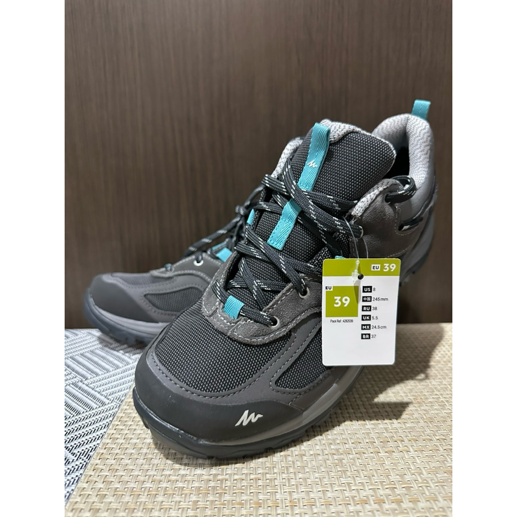 ส่งต่อ มือหนึ่ง รองเท้า Decathlon Women’S Walking Shoes Mh100 รองเท้าผู้หญิงกันน้ำสำหรับเดินป่าบนภูเ