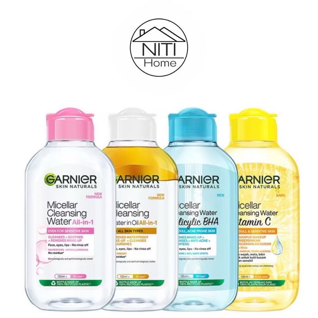 Garnier การ์นิเย่ คลีนซิ่ง ไมเซล่า 125ml. Garnier Micellar Cleansing Water