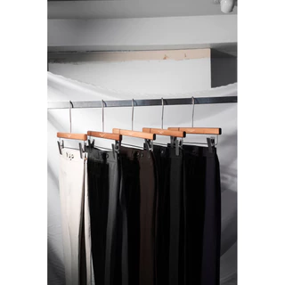 [Code20%ทักแชท] The Regent Trouser กางเกงขายาว เอวสูง สีดำ Black | Slim Fit | เอวปรับได้ด้วย Elastic & กระดุม