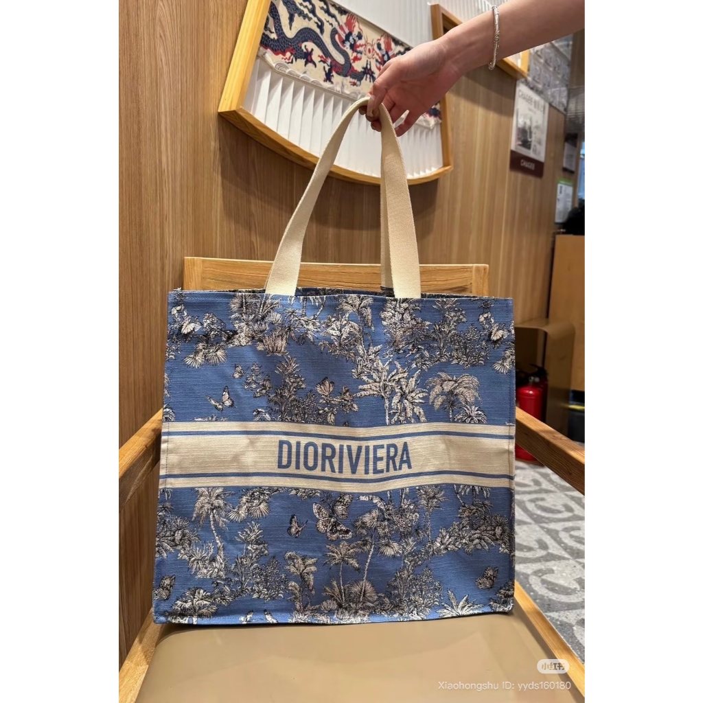 🦋 Dior Riviera Butterfly Tote Bag 🦋