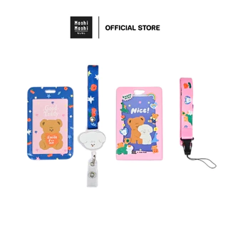 Moshi Moshi สายคล้องบัตร ป้ายใส่การ์ด ลาย Stickwithme4ev รุ่น 8100041860-41861