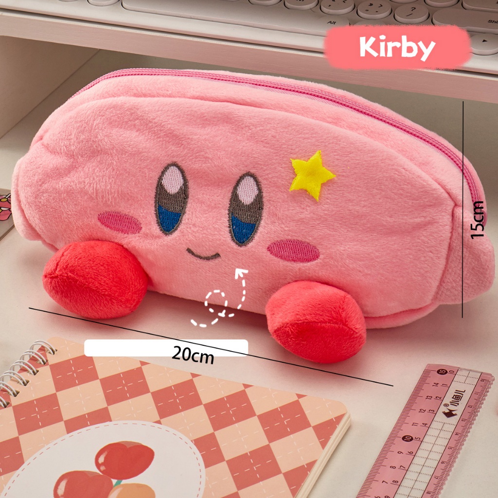 กระเป๋าดินสอ ขนาดใหญ่ จุของได้เยอะ ลายตุ๊กตาซานริโอ้ กระเป๋าดินสอ ผ้ากำมะหยี่แบบนิ่ม รูปหมีน่ารัก สำหรับนักเรียน - รูปที่ 6