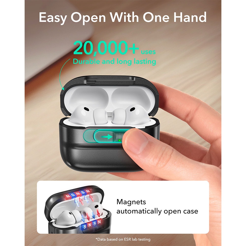 ESR เคสสำหรับ AirPods Pro 3 รุ่น Pulse FlickLock™ Case ราคา ถูกที่สุด ดีลบีเคเค แกลเลอรีภาพที่ 5