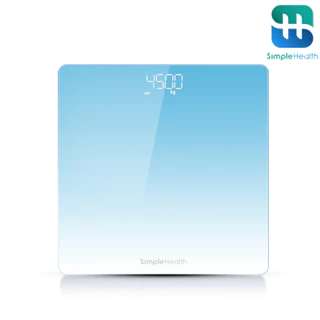Simple Health เครื่องชั่งน้ำหนัก Digital Scale กระจกนิรภัย 4 มม. บางพิเศษ ชั่งได้สูงสุด 180KG รับประกัน 1 ปี
