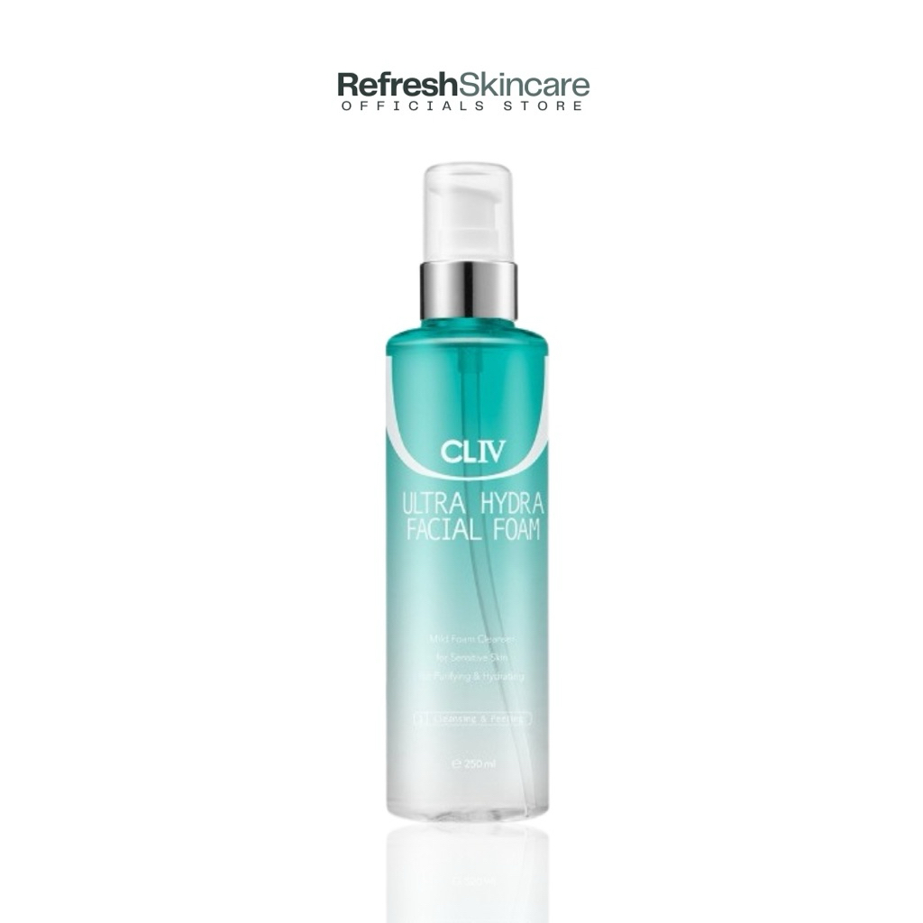 (ของแท้100%)CLIV FOAM เจลล้างหน้า อ่อนโยน ทำความสะอาดผิว โฟมล้างหน้า ผิวแพ้ง่าย