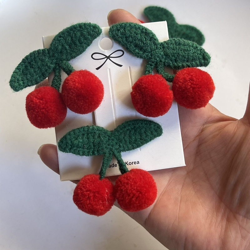 กิ๊บติดผมรูปผลเชอร์รี่น่ารัก เหมาะสำหรับติดผมหน้าม้า แพ็คคู่สุดน่ารักและหวานแหวว - รูปที่ 7