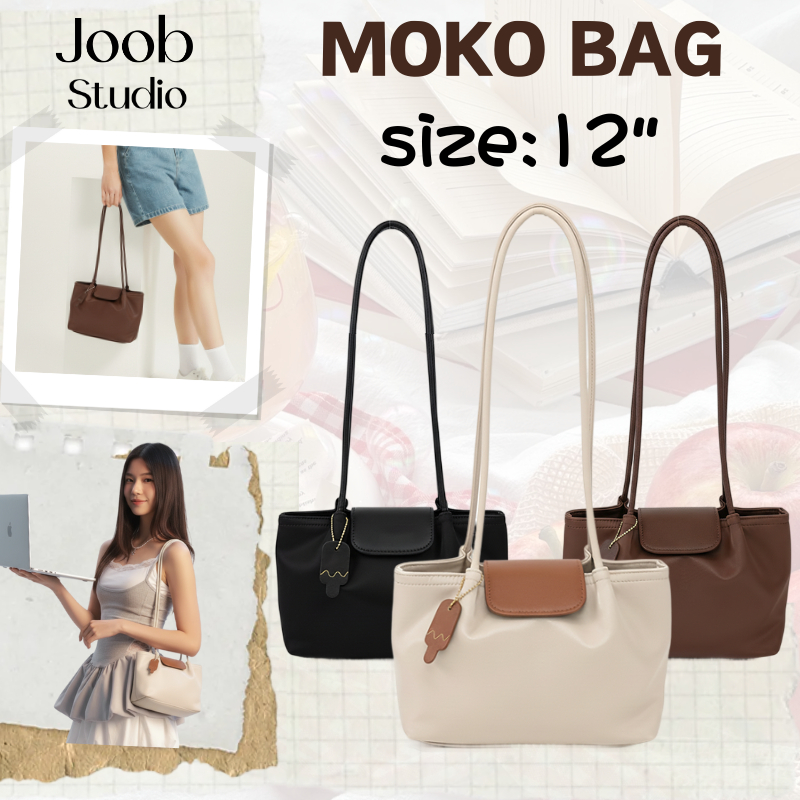 พร้อมจัดส่ง🎀Joob Studio - Moko Bag 3 สี🍮กระเป๋าไนลอนรุ่น ผ้าพรีเมี่ยม กันแดดกันฝน nylon shoulder bag