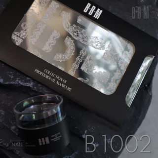 แผ่นปั๊มลายเล็บ เพลตสำหรับปั๊มลายเล็บ Nail Stamping Plate BBM