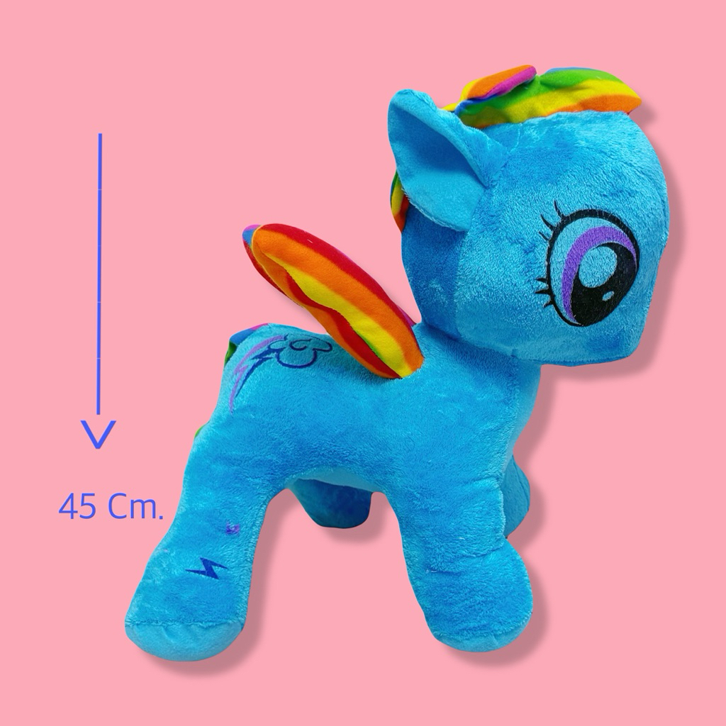 พร้อมส่ง ตุ๊กตาม้าโพนี่ Pony ตุ๊กตาโพนี่ my little pony ของขวัญน่ารัก โพนี่ ของแต่งห้อง ราคา ถูกที่สุด ดีลบีเคเค แกลเลอรีภาพที่ 6