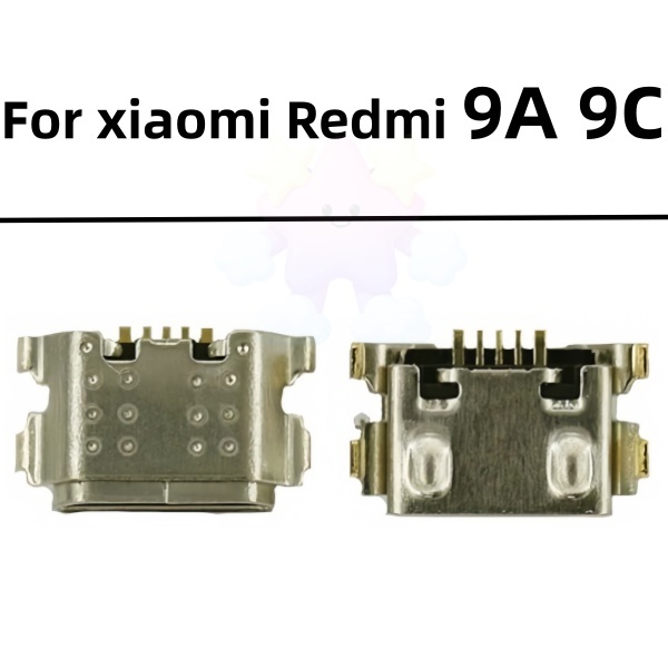 ซ็อกเก็ตปลั๊กชาร์จ USB แบบเปลี่ยน สําหรับ Xiaomi Redmi 9A 9C Pocophone POCO C3 Mirco Date 5-50 ชิ้น