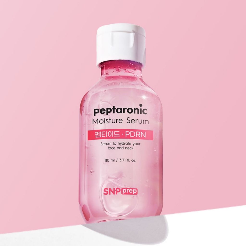 [โทนเนอร์ - เซรั่ม เพิ่มความชุ่มชื้น] SNP Prep Peptaronic Moisture Toner 220 ml. / Serum 110 ml. - รูปที่ 2