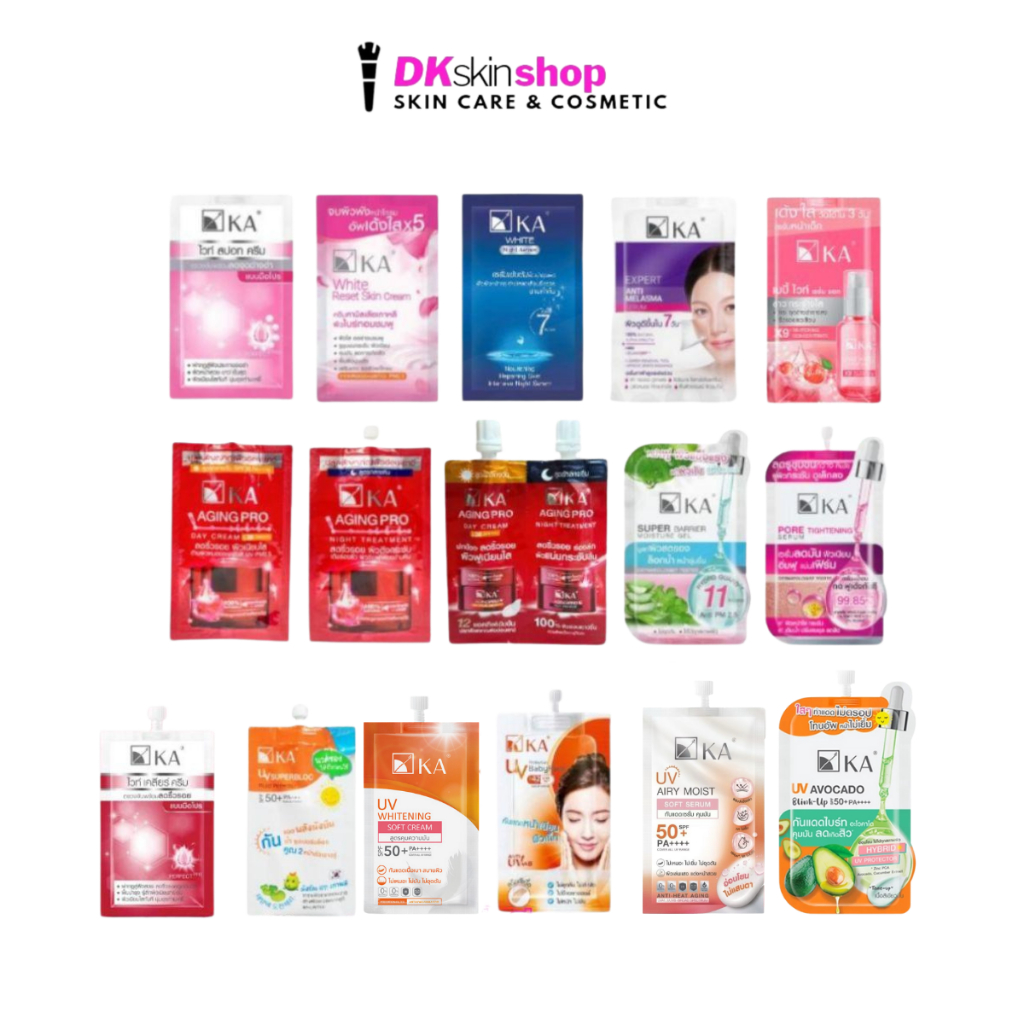 [แบบซอง] เค.เอ. ครีมซอง KA​ Serum / Cream / Sunscreen ( มีให้เลือก 16 สูตร)